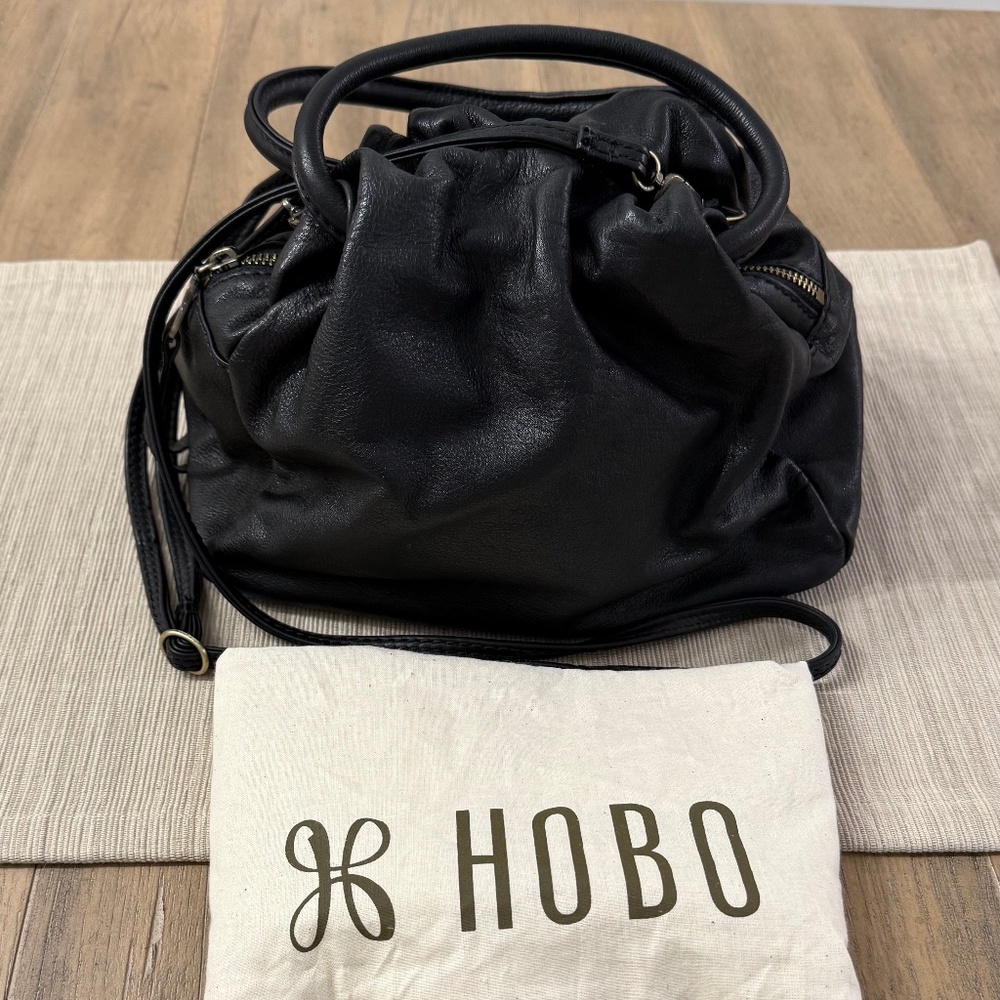 HOBO Darling ~ Black + Goldtone Hardware